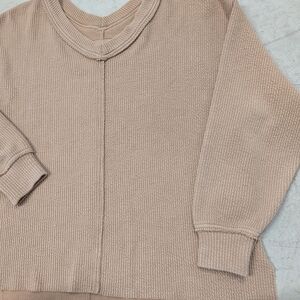 Aerie Soft Tan Knit Sweater